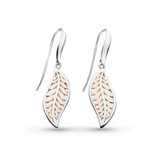 Load image into Gallery viewer, Blossom Eden Blush Leaf Drop Earrings
