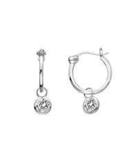 Load image into Gallery viewer, White Topaz Drop Earrings
