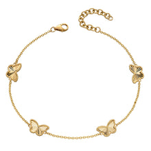 Load image into Gallery viewer, 9ct Yellow Gold Butterfly Bracelet
