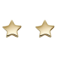 Load image into Gallery viewer, 9ct Yellow Gold Star Earrings
