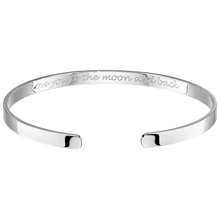 Load image into Gallery viewer, Love You To The Moon And Back Bangle
