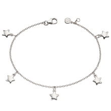 Load image into Gallery viewer, Ira – Sterling Silver Star Charm Bracelet
