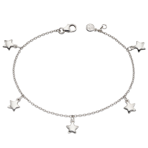 Ira – Sterling Silver Star Charm Bracelet
