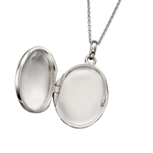 Load image into Gallery viewer, Fiadh – Large Oval Sterling Silver Locket
