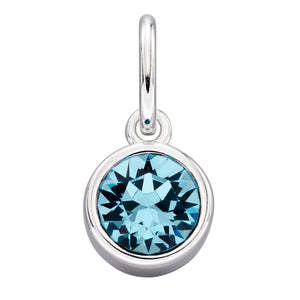 March Crystal Birthstone Pendant