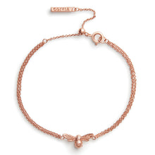 Load image into Gallery viewer, Lucky Bee Chain Bracelet Rose Gold
