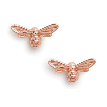 Load image into Gallery viewer, Lucky Bee Earrings Rose Gold
