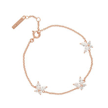 Load image into Gallery viewer, Sparkle Butterfly Marquise Butterfly Bracelet Rose Gold
