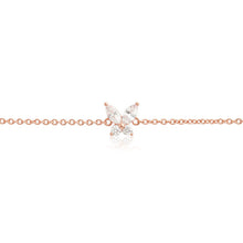 Load image into Gallery viewer, Sparkle Butterfly Marquise Butterfly Bracelet Rose Gold
