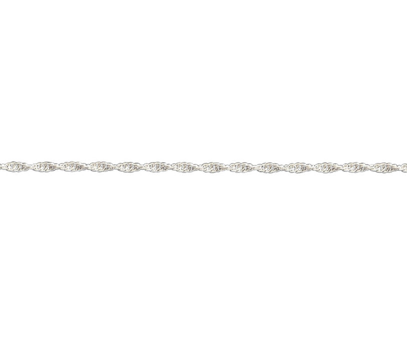 Sterling Silver 1.78mm Prince Of Wales Rope Bracelet