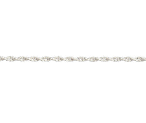 Sterling Silver Prince Of Wales Rope Anklet