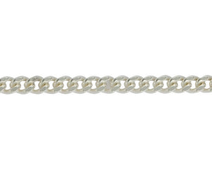 Sterling Silver Filed Curb Chain 5.1mm