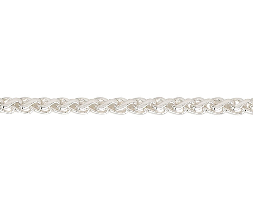Sterling Silver Braided Curb Necklace