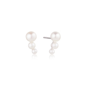 Earrings Ponze Tre - With Freshwater Pearls