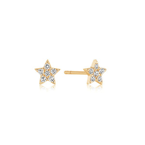 Earrings Mira - 18K Yellow Gold Plated With White Zirconia