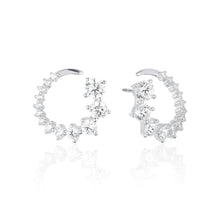 Load image into Gallery viewer, Earrings Belluno Circulo With White Zirconia
