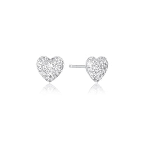 Earrings Caro With White Zirconia