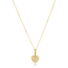 Load image into Gallery viewer, Pendant Caro - 18K Gold Plated With White Zirconia
