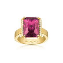 Load image into Gallery viewer, Ring Rocconova X-Grande - 18K Plated With Pink And White Zirconia
