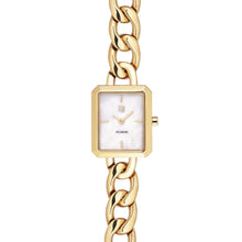 Load image into Gallery viewer, Watch Gisella - Gold Plated Stainless Steel With White Mother Of Pearl Dial
