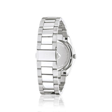 Load image into Gallery viewer, Watch Aurora - Stainless Steel With Black Sunray Dial And White Zirconia
