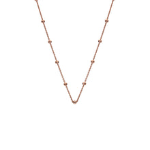 Load image into Gallery viewer, Rose Gold Plated Intermittent Bead Chain
