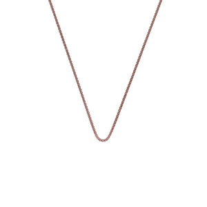 Rose Gold Plated Popcorn Chain