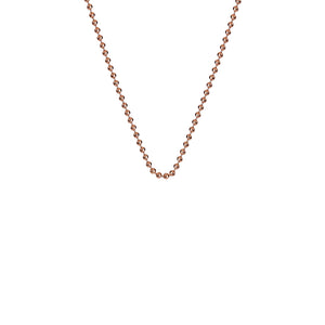 Rose Gold Plated Bead Chain