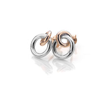 Load image into Gallery viewer, Eternal Earrings -  Rose Gold Plate Accents
