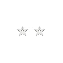 Load image into Gallery viewer, Diamond Amulet Star Earrings
