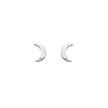 Load image into Gallery viewer, Diamond Amulet Crescent Earrings
