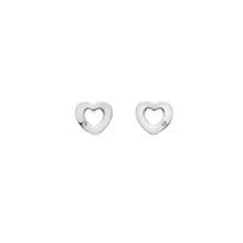 Load image into Gallery viewer, Diamond Amulet Heart Earrings
