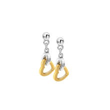 Load image into Gallery viewer, Trio Heart Earrings - Yellow
