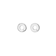 Load image into Gallery viewer, Diamond Amulet Circle Earrings
