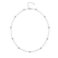 Load image into Gallery viewer, Tender White Topaz Intermittent Necklace - 45cm
