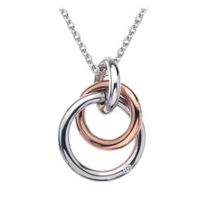 Load image into Gallery viewer, Eternal Pendant - Rose Gold Plate Accents
