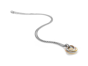 Trio Calm Pendant - Rose And Yellow Gold Plated Accents