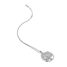 Load image into Gallery viewer, Nurture Circle White Topaz Pendant
