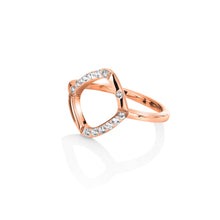 Load image into Gallery viewer, Behold White Topaz Ring - Rose Gold

