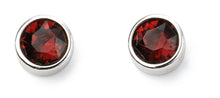 Load image into Gallery viewer, January Crystal Birthstone Earrings
