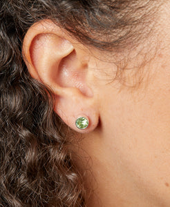 August Crystal Birthstone Earrings
