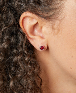 July Crystal Birthstone Earrings