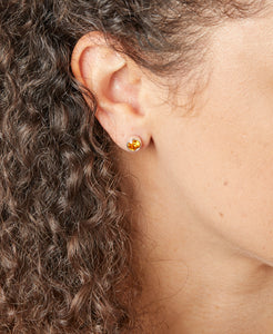 November Crystal Birthstone Earrings