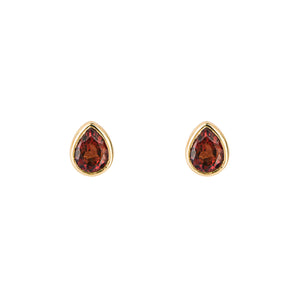 Semi-Precious Birthstone Earrings - January