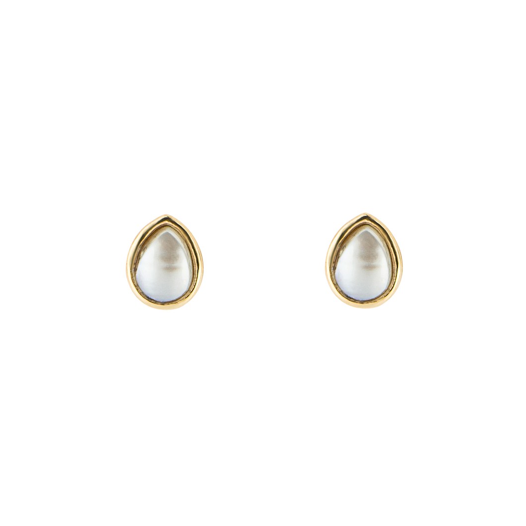 Semi-Precious Birthstone Earrings - June