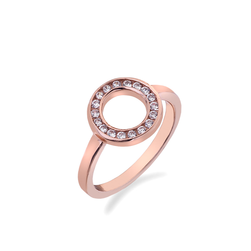 Innocence Rose Gold Plated Sterling Silver Ring
