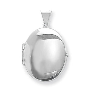 Sterling Silver Oval Locket