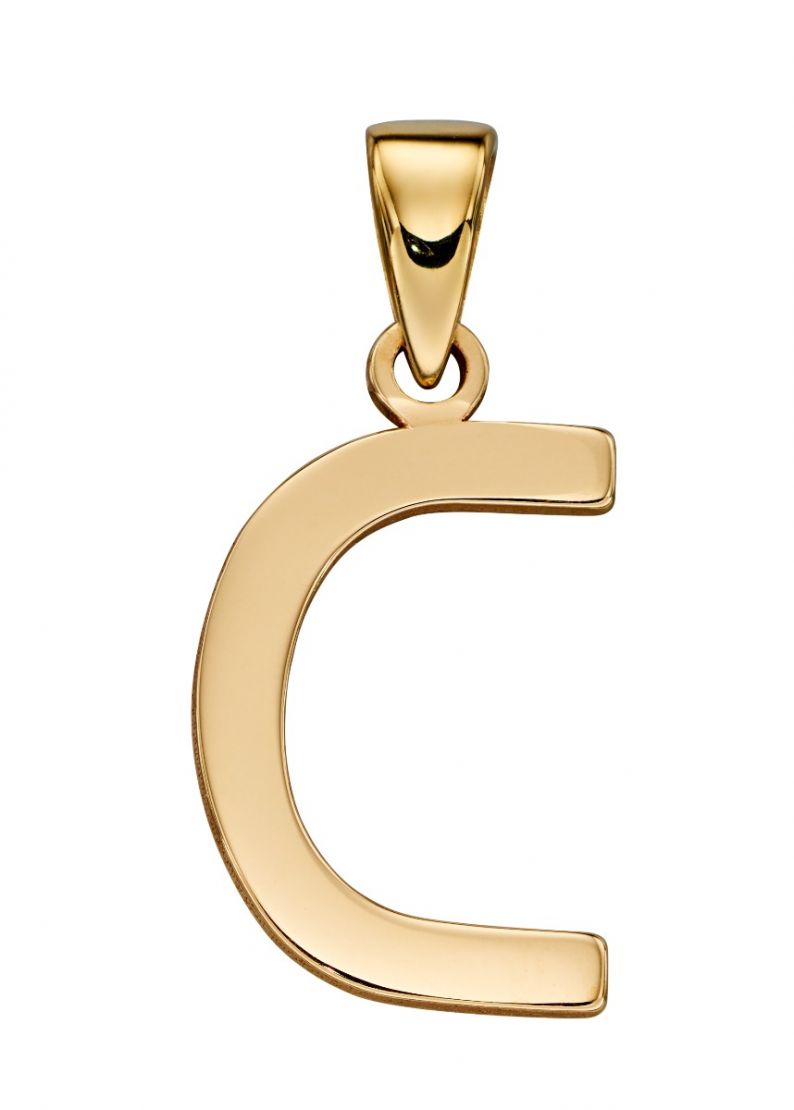 9ct Yellow Gold Initials