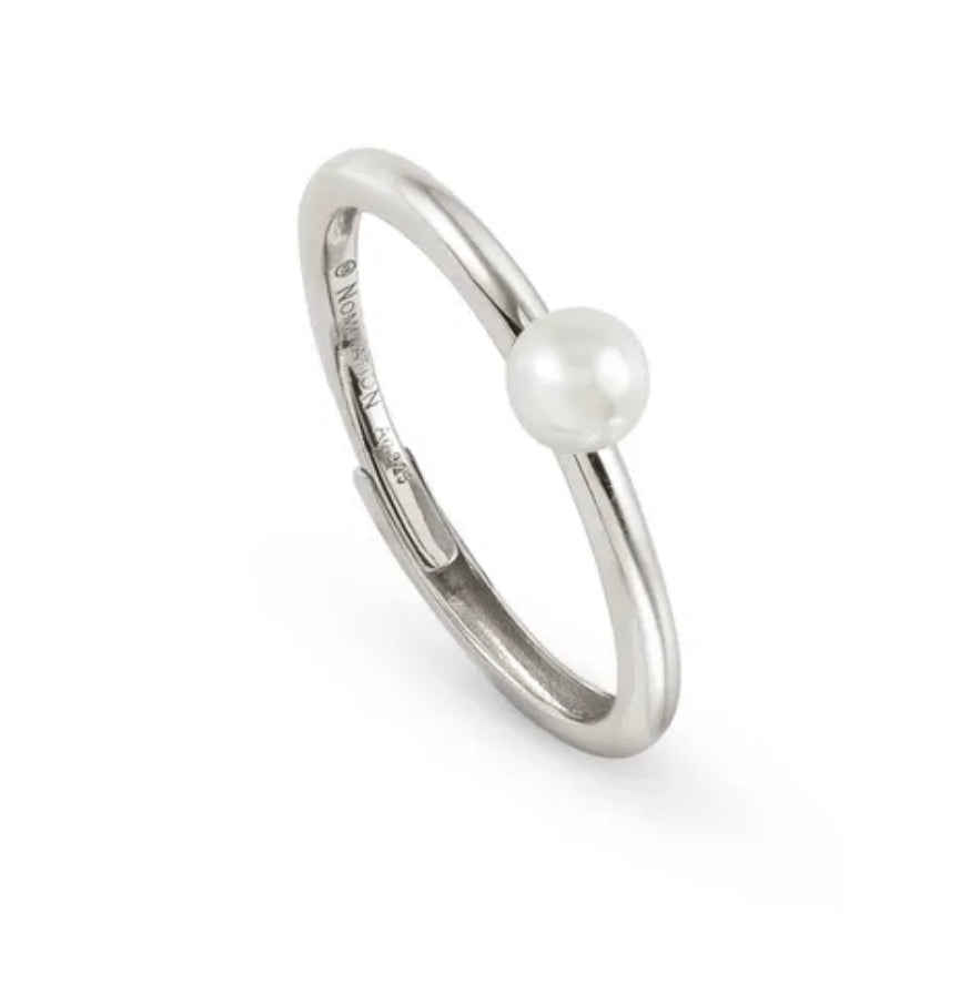 Soul Ring With Pearl Sterling Silver