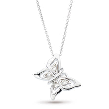 Load image into Gallery viewer, Blossom Flyte Butterfly White Topaz Necklace
